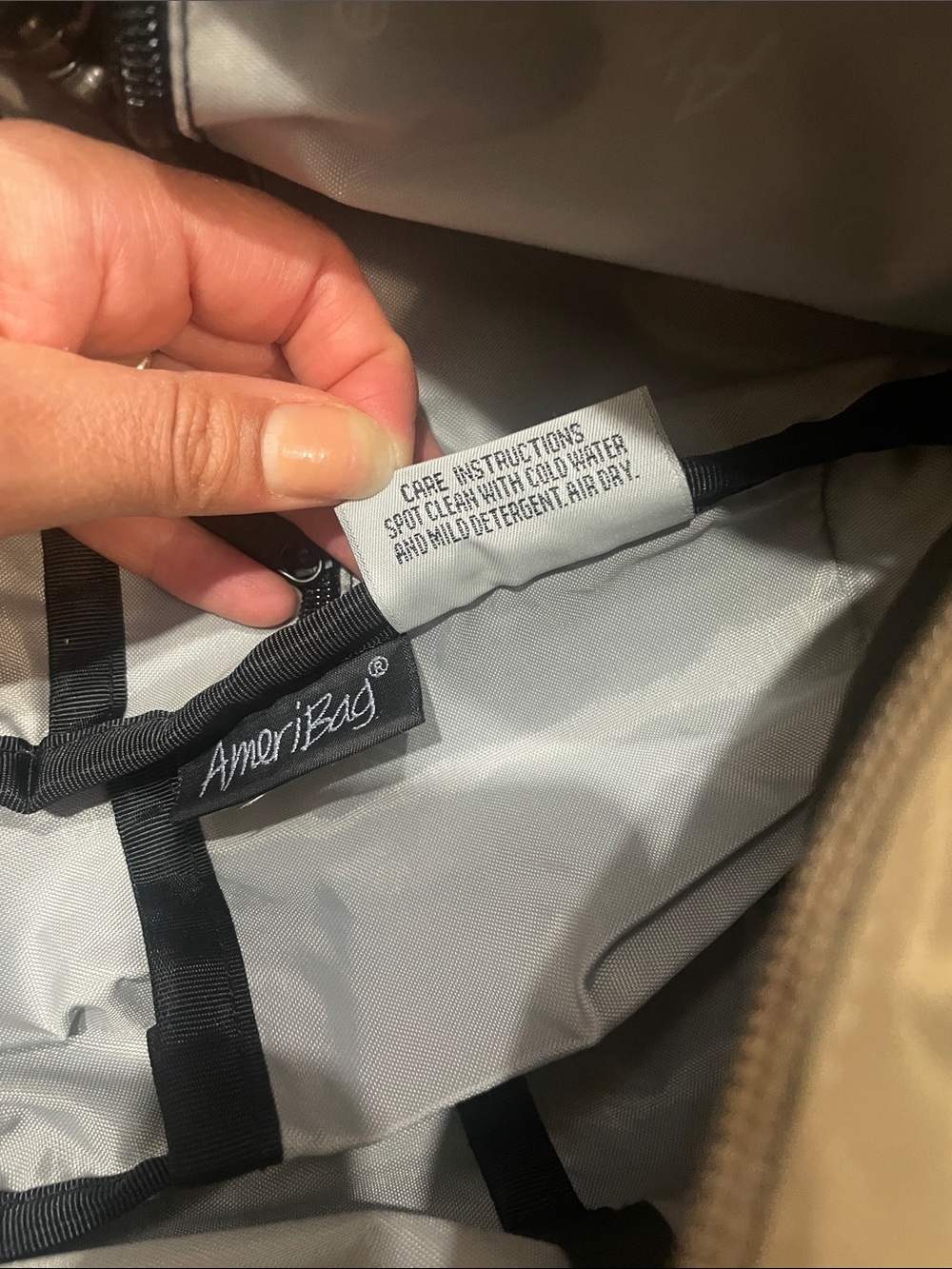 AmeriBag Healthy Back Bag – Taupe - Picture 12 of 16